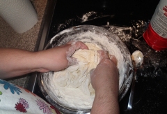 Mixing Dough by Hand